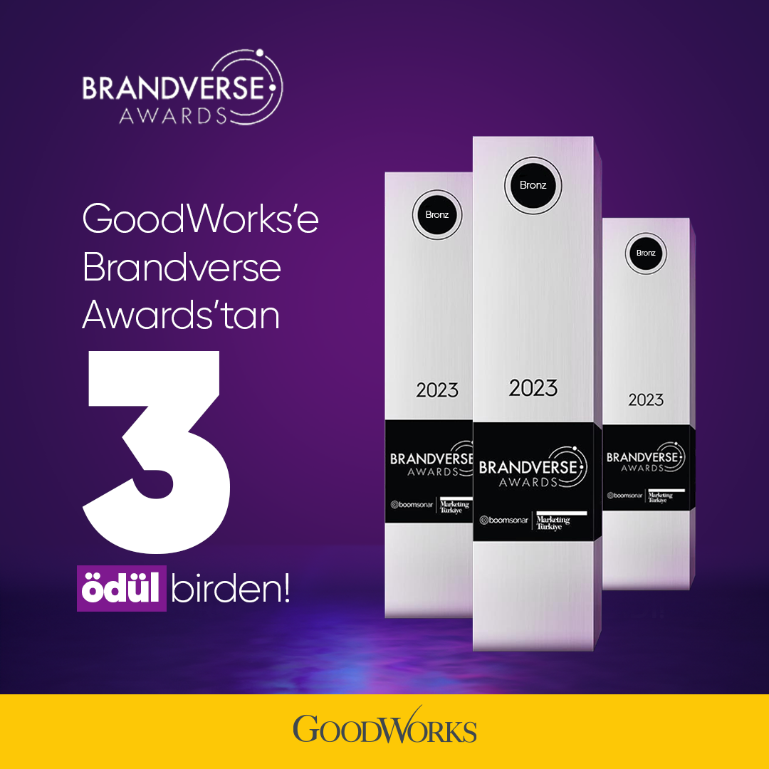 GoodWorks'e 3 ödül birden!