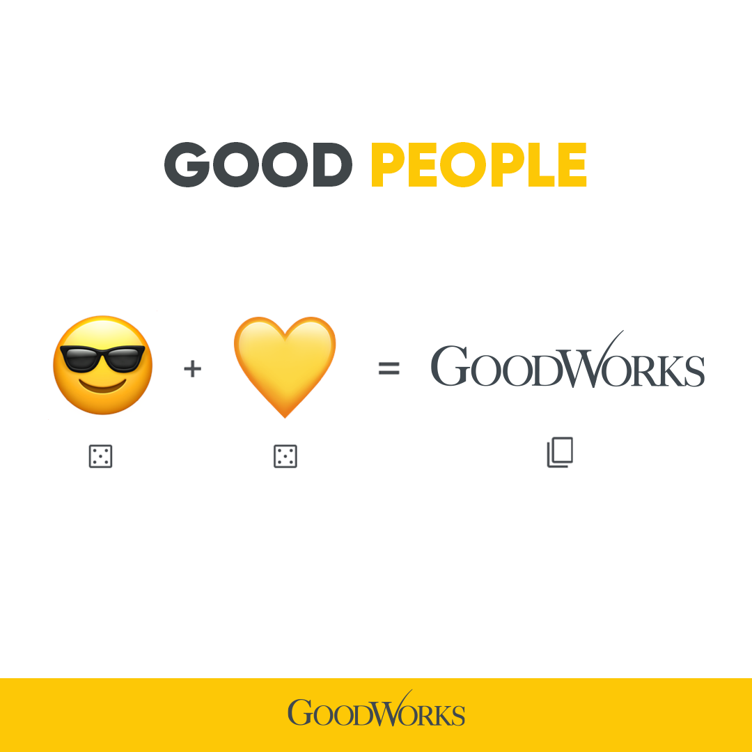 GoodWorks’ü emojilerle anlatmanın renkli bir yolunu bulduk